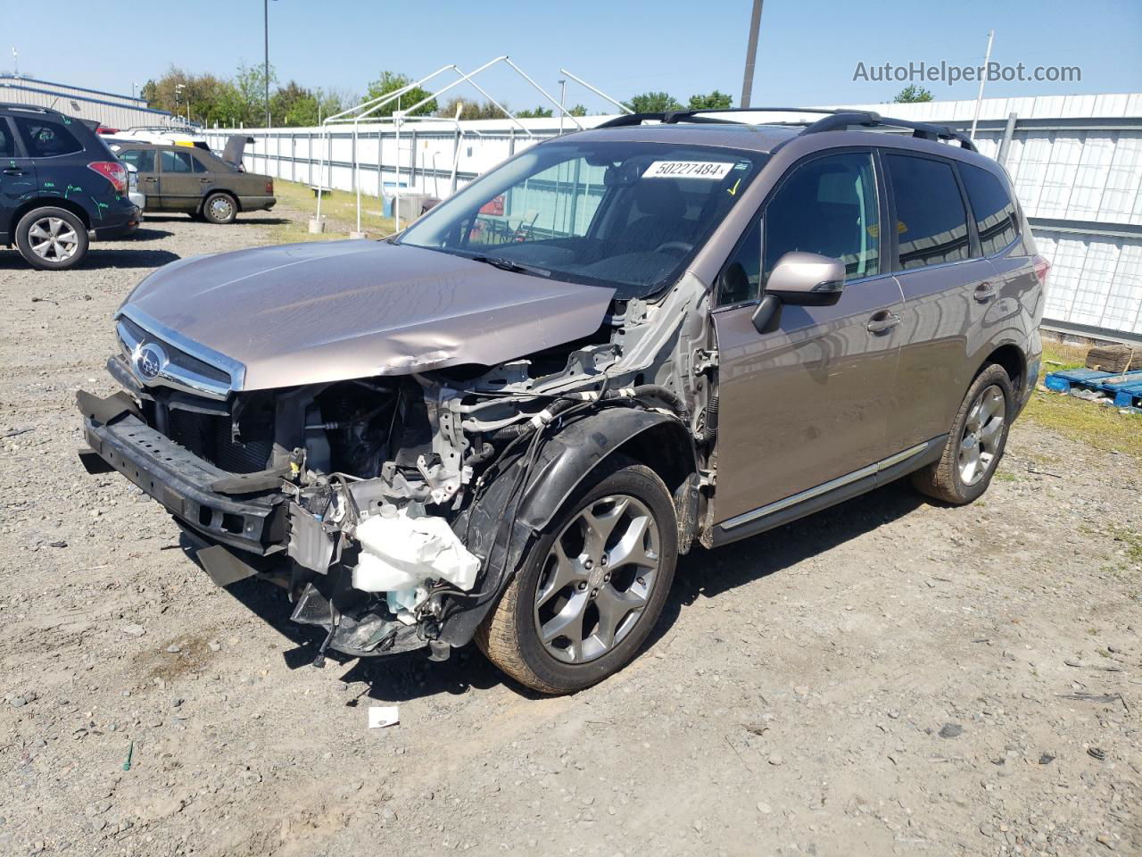 2016 Subaru Forester 2.5i Touring Brown vin: JF2SJAXC4GH470296