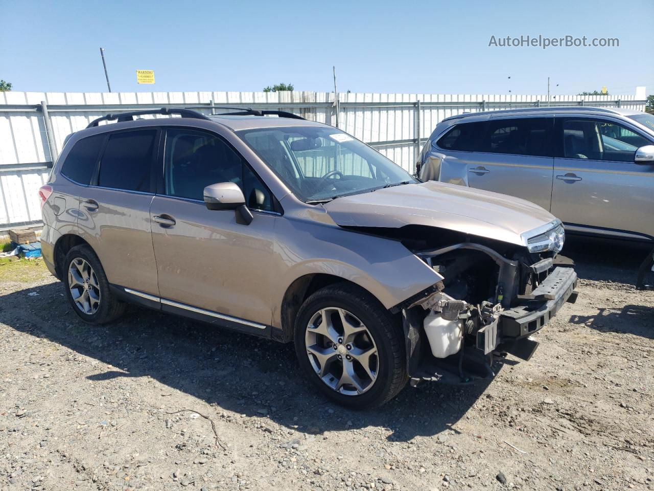 2016 Subaru Forester 2.5i Touring Brown vin: JF2SJAXC4GH470296