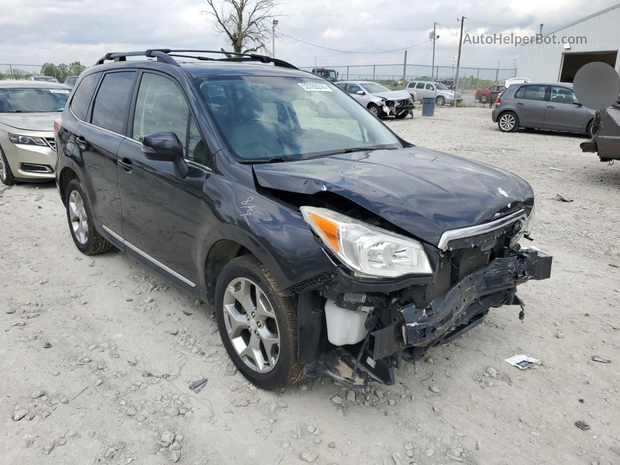 2016 Subaru Forester 2.5i Touring Угольный vin: JF2SJAXC5GH415081