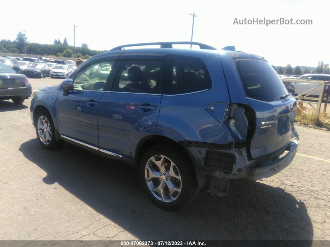 2016 Subaru Forester 2.5i Touring Blue vin: JF2SJAXC5GH532174