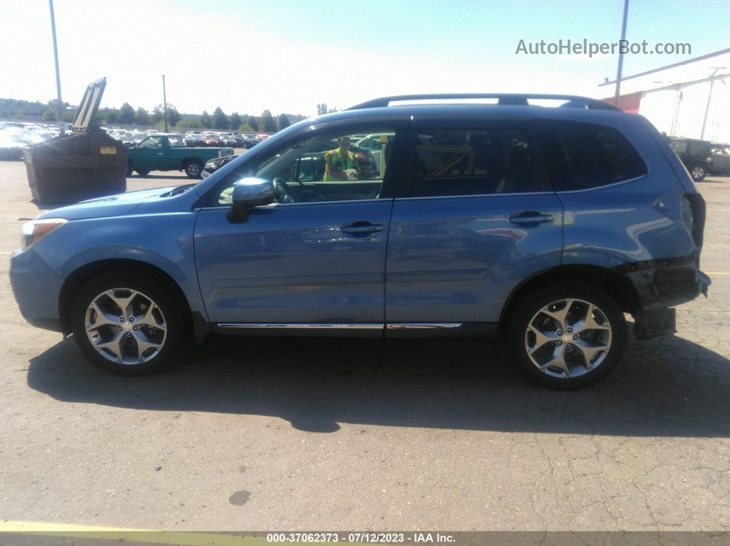 2016 Subaru Forester 2.5i Touring Blue vin: JF2SJAXC5GH532174