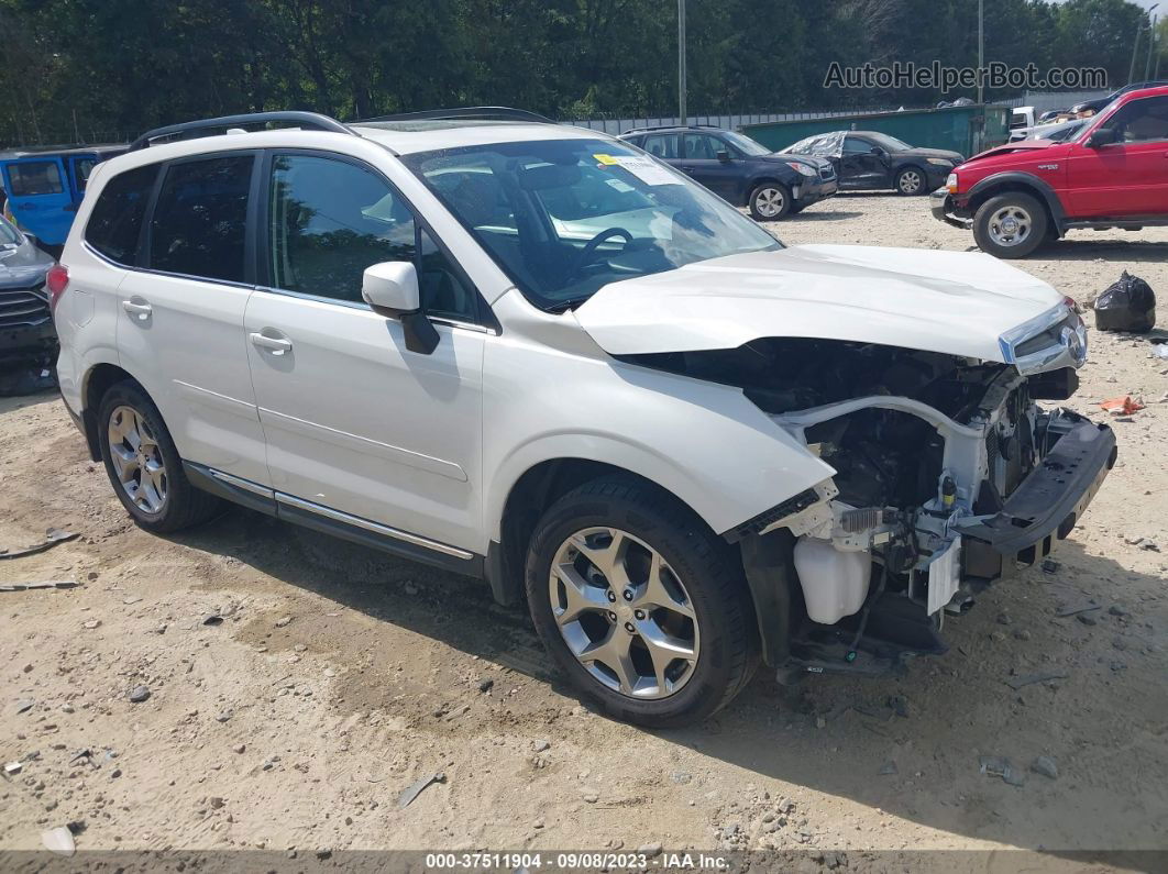 2016 Subaru Forester 2.5i Touring White vin: JF2SJAXC6GH419124