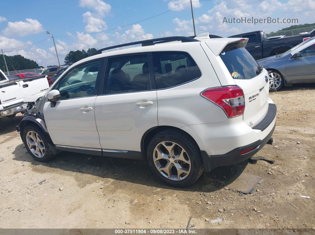 2016 Subaru Forester 2.5i Touring White vin: JF2SJAXC6GH419124