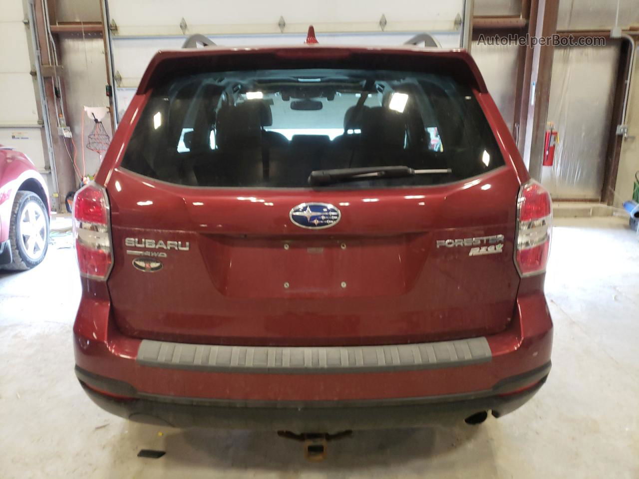 2016 Subaru Forester 2.5i Touring Red vin: JF2SJAXC6GH523869