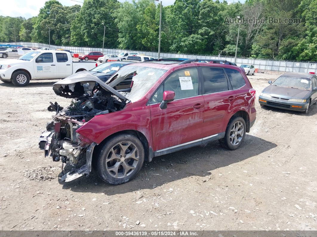 2016 Subaru Forester 2.5i Touring Red vin: JF2SJAXC7GH514405