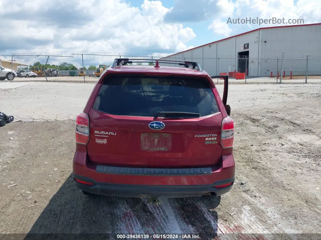 2016 Subaru Forester 2.5i Touring Red vin: JF2SJAXC7GH514405