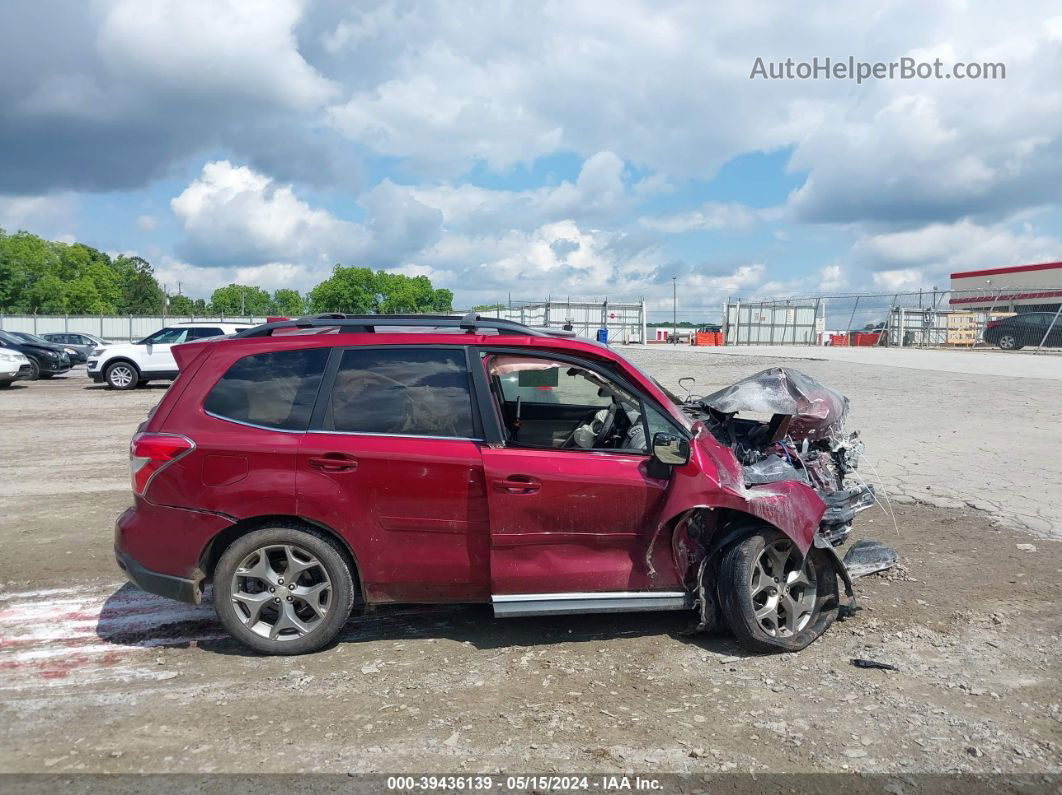 2016 Subaru Forester 2.5i Touring Red vin: JF2SJAXC7GH514405