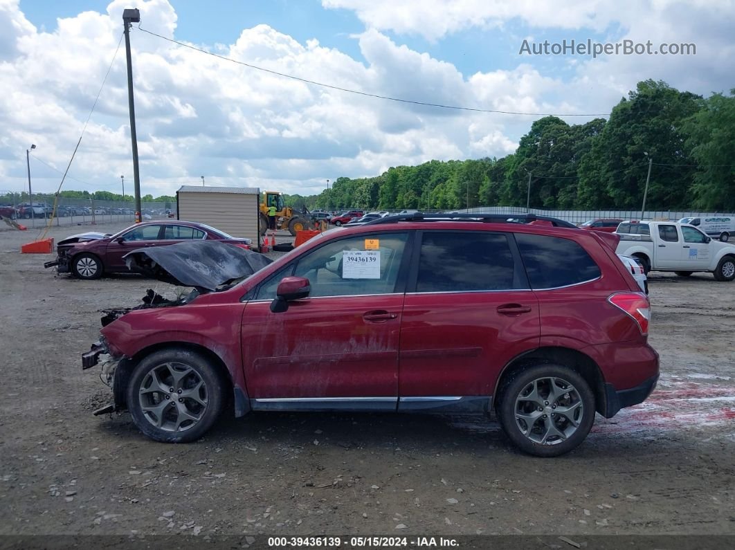 2016 Subaru Forester 2.5i Touring Red vin: JF2SJAXC7GH514405