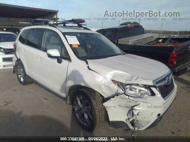 2016 Subaru Forester 2.5i Touring White vin: JF2SJAXC7GH537473