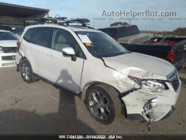 2016 Subaru Forester 2.5i Touring White vin: JF2SJAXC7GH537473