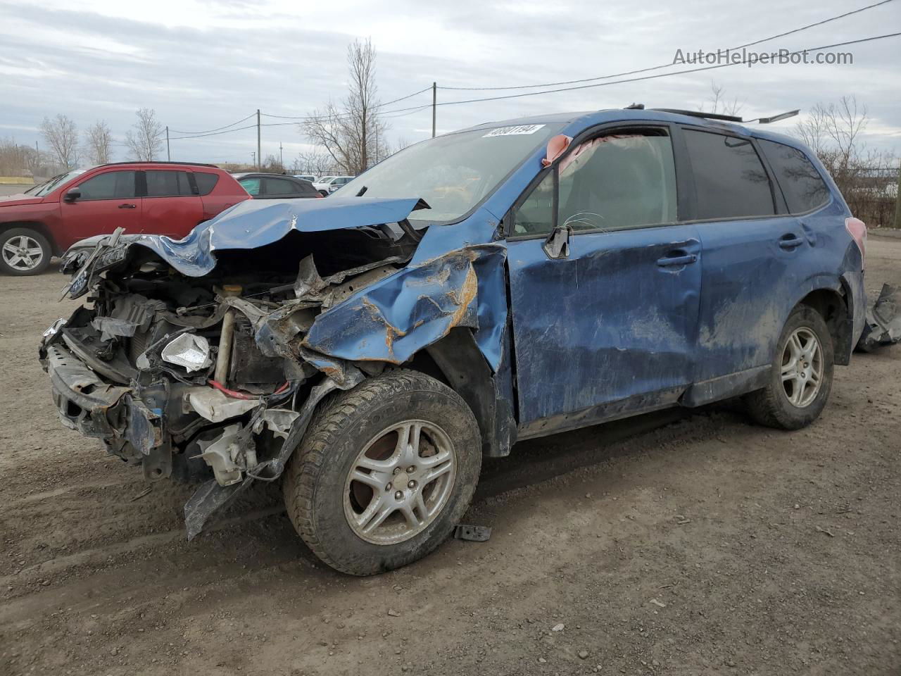 2016 Subaru Forester 2.5i Blue vin: JF2SJCBC9GH442691