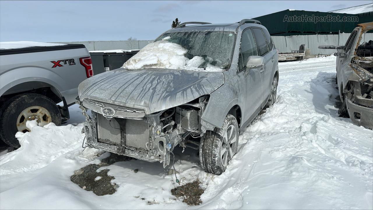 2018 Subaru Forester 2.5i Gray vin: JF2SJEMC7JH571464