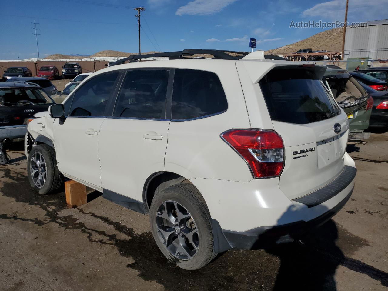 2016 Subaru Forester 2.0xt Premium White vin: JF2SJGDC1GH407941