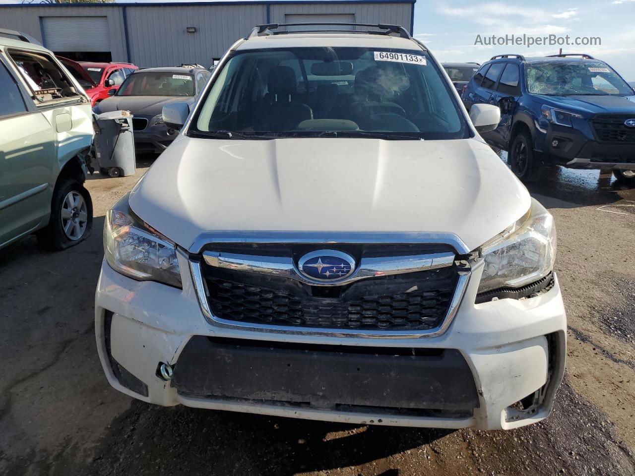 2016 Subaru Forester 2.0xt Premium White vin: JF2SJGDC1GH407941