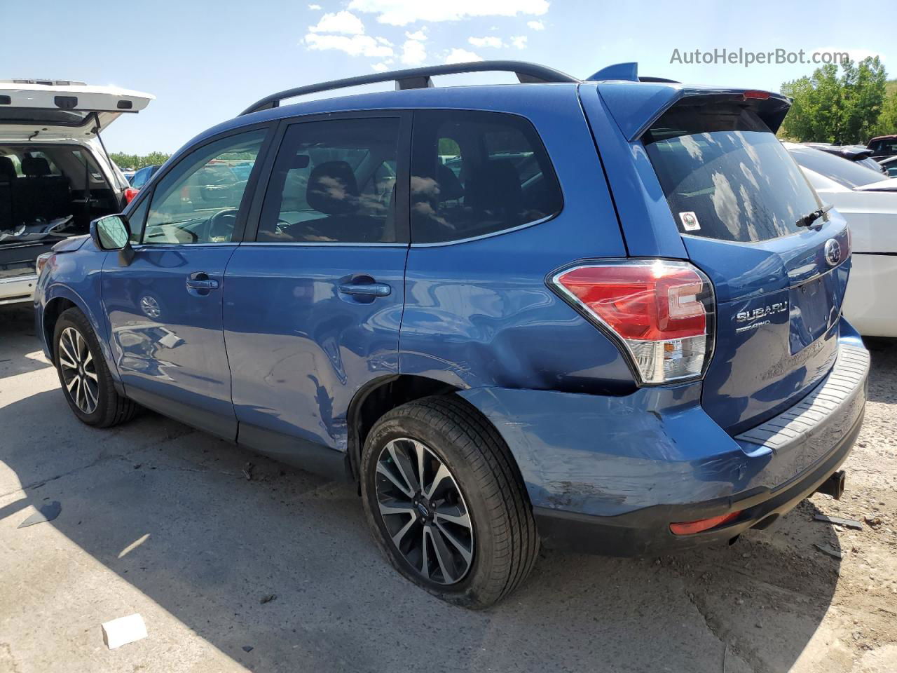 2018 Subaru Forester 2.0xt Premium Blue vin: JF2SJGEC1JH427709