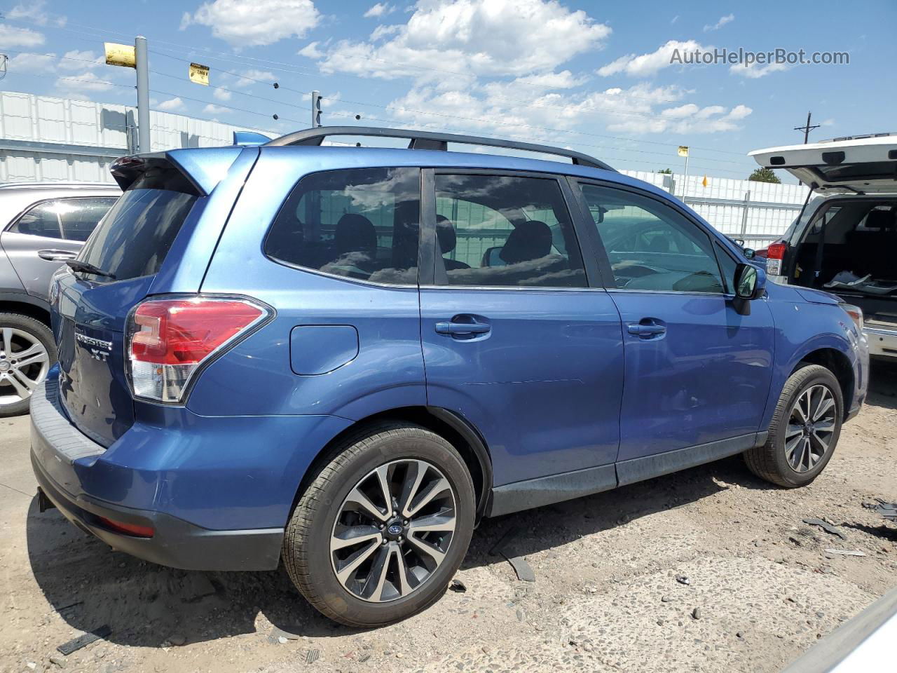 2018 Subaru Forester 2.0xt Premium Blue vin: JF2SJGEC1JH427709