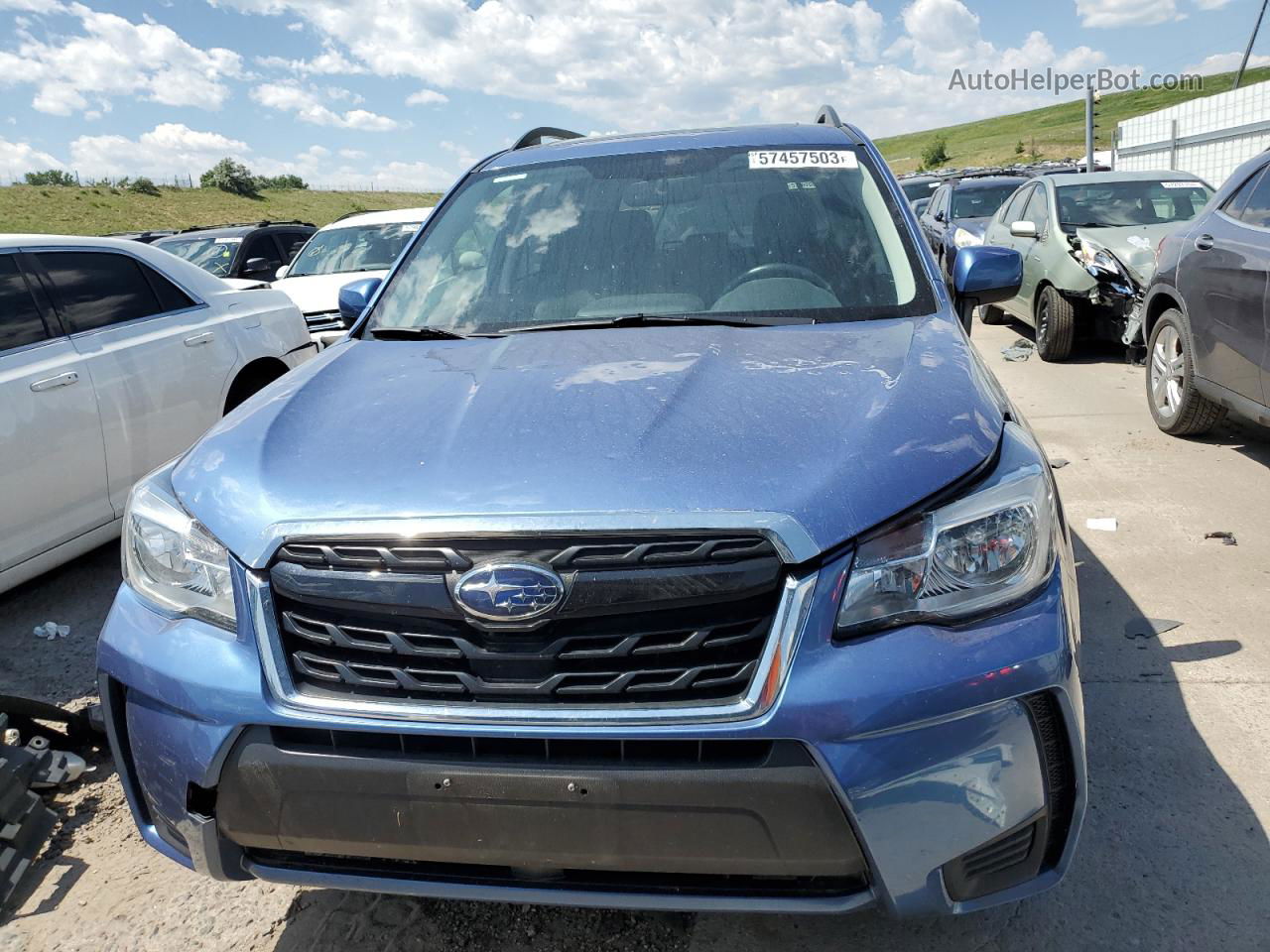 2018 Subaru Forester 2.0xt Premium Blue vin: JF2SJGEC1JH427709