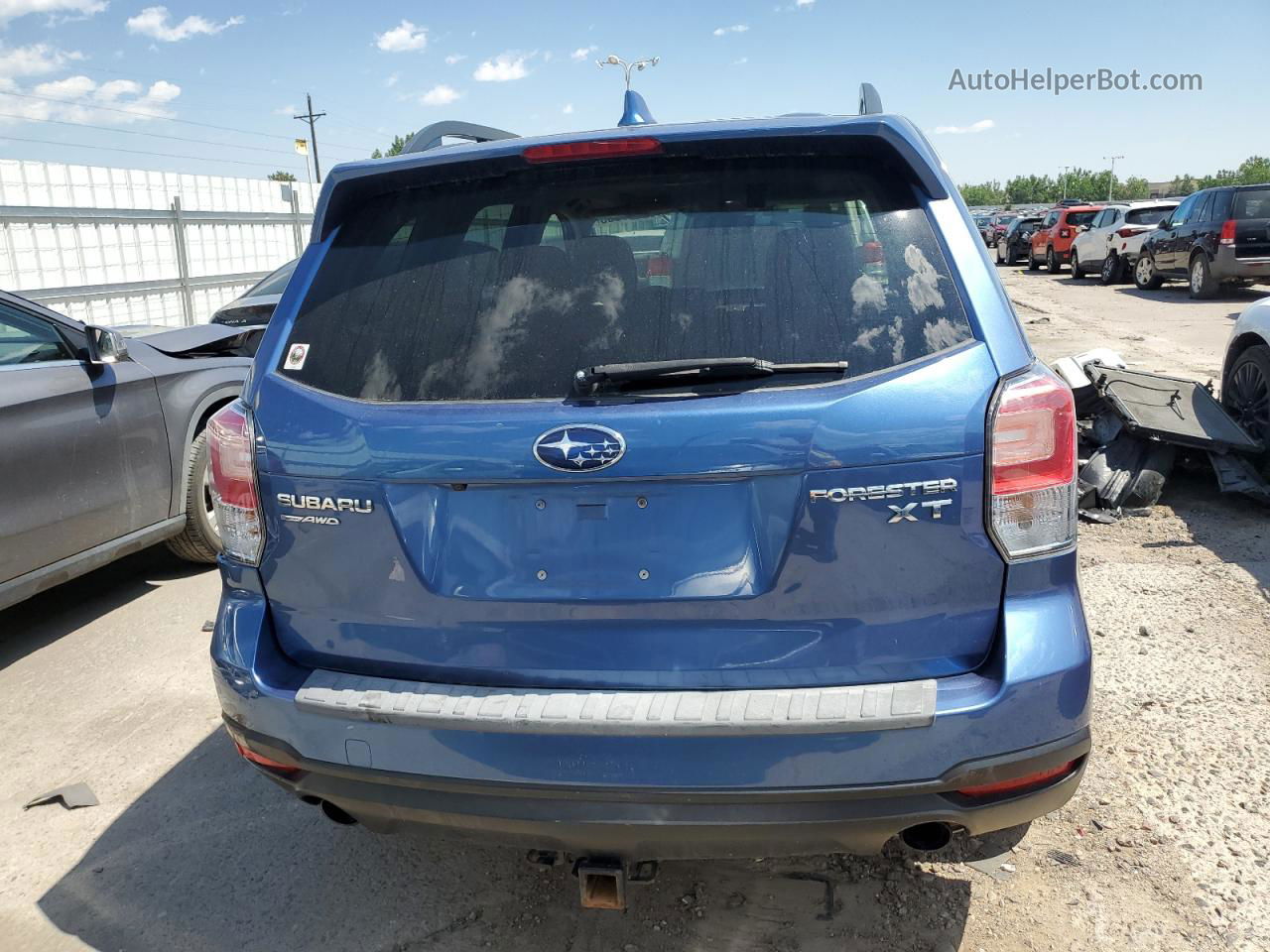 2018 Subaru Forester 2.0xt Premium Blue vin: JF2SJGEC1JH427709