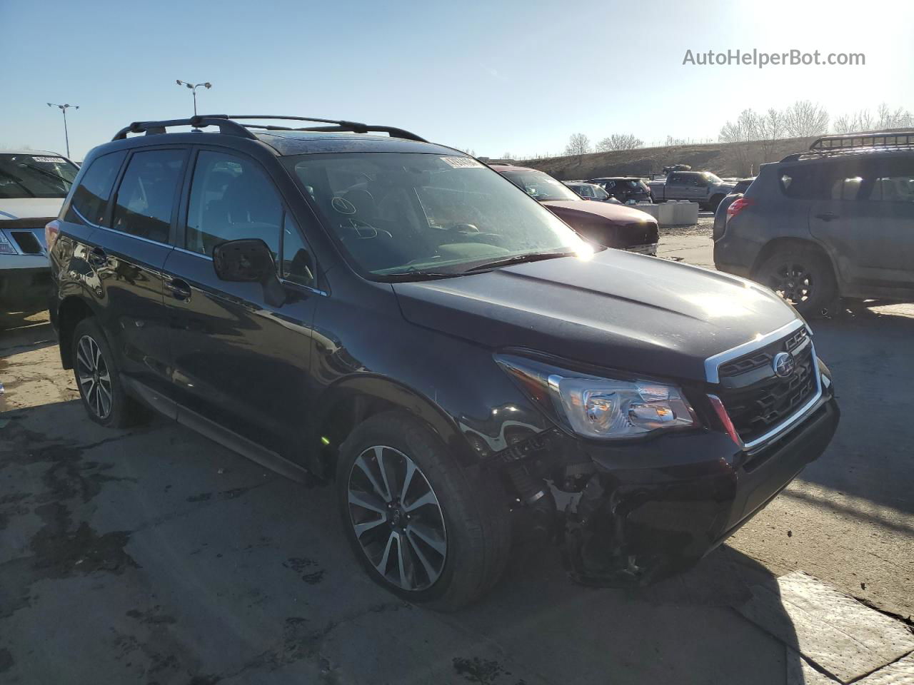 2018 Subaru Forester 2.0xt Premium Черный vin: JF2SJGEC6JH405057