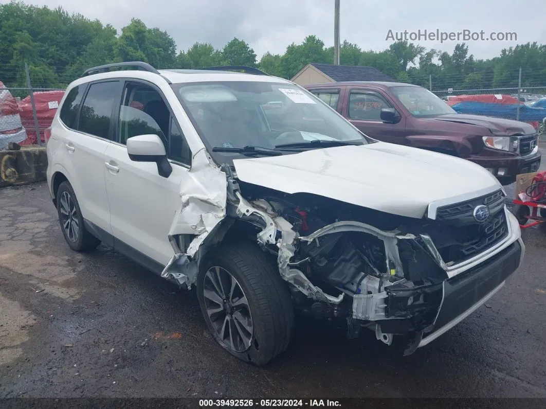 2018 Subaru Forester 2.0xt Premium White vin: JF2SJGEC7JH439184