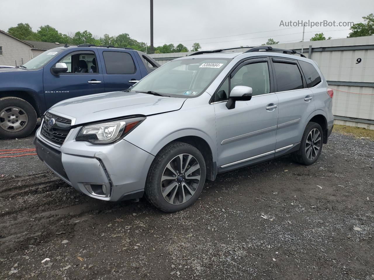 2017 Subaru Forester 2.0xt Touring Gray vin: JF2SJGTC7HH491914