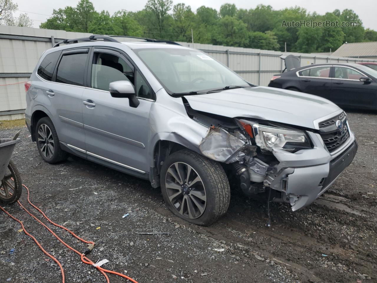 2017 Subaru Forester 2.0xt Touring Gray vin: JF2SJGTC7HH491914