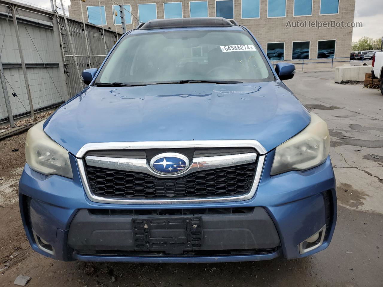 2015 Subaru Forester 2.0xt Touring Синий vin: JF2SJGUC2FH470299