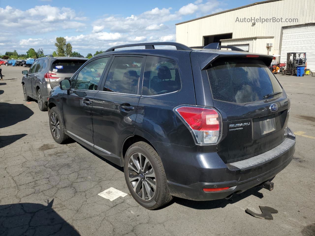 2018 Subaru Forester 2.0xt Touring Gray vin: JF2SJGWC8JH421243