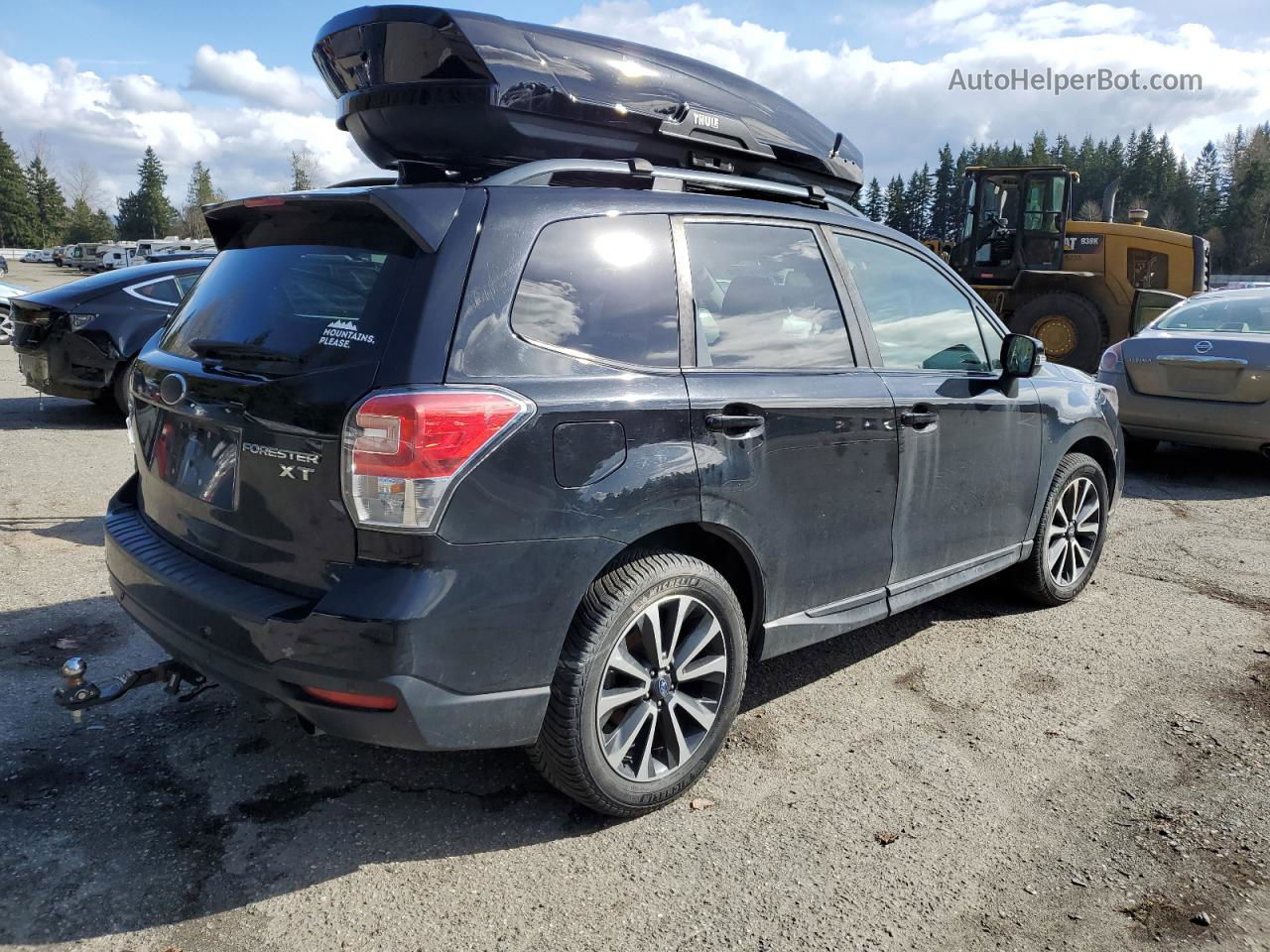 2018 Subaru Forester 2.0xt Touring Black vin: JF2SJGWC9JH530522