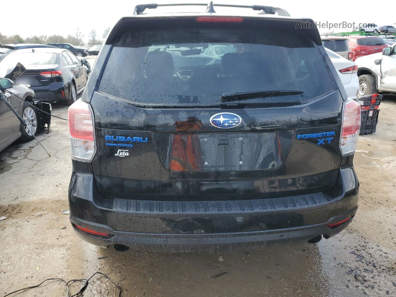 2018 Subaru Forester 2.0xt Touring Black vin: JF2SJGWC9JH613951