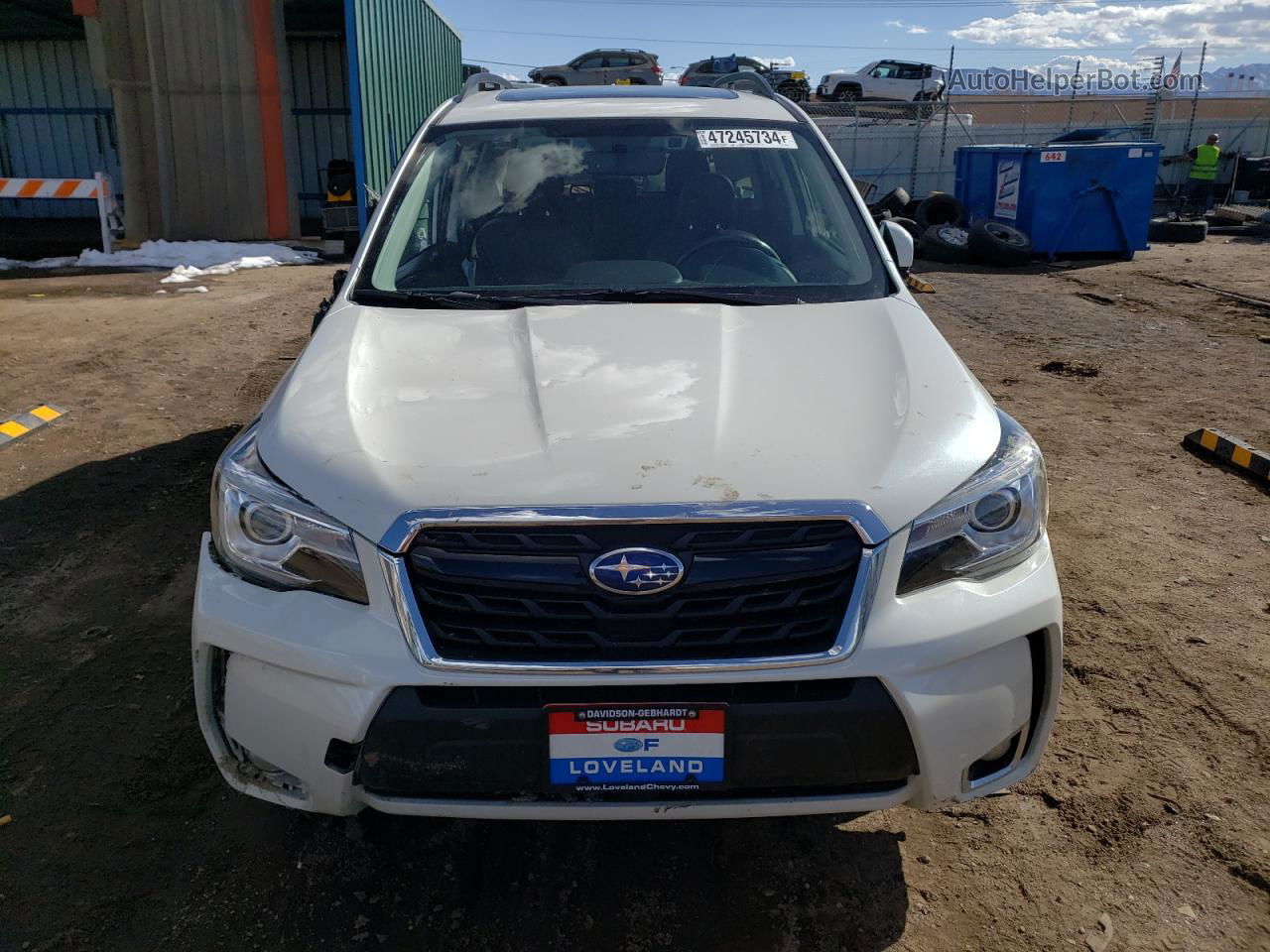 2018 Subaru Forester 2.0xt Touring Белый vin: JF2SJGWC9JH618468