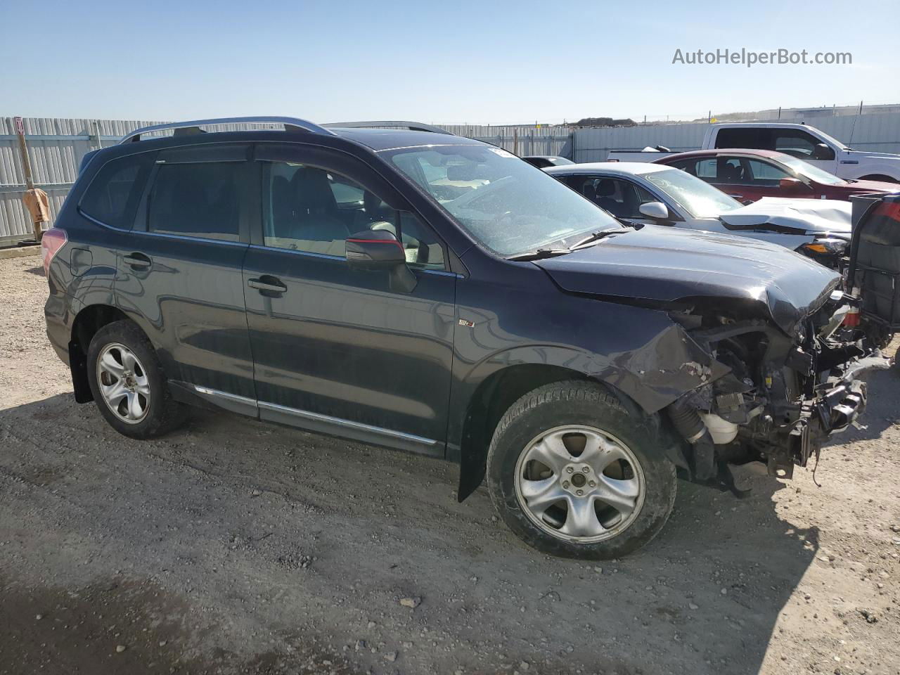 2016 Subaru Forester 2.0xt Touring Black vin: JF2SJHXC4GH415632