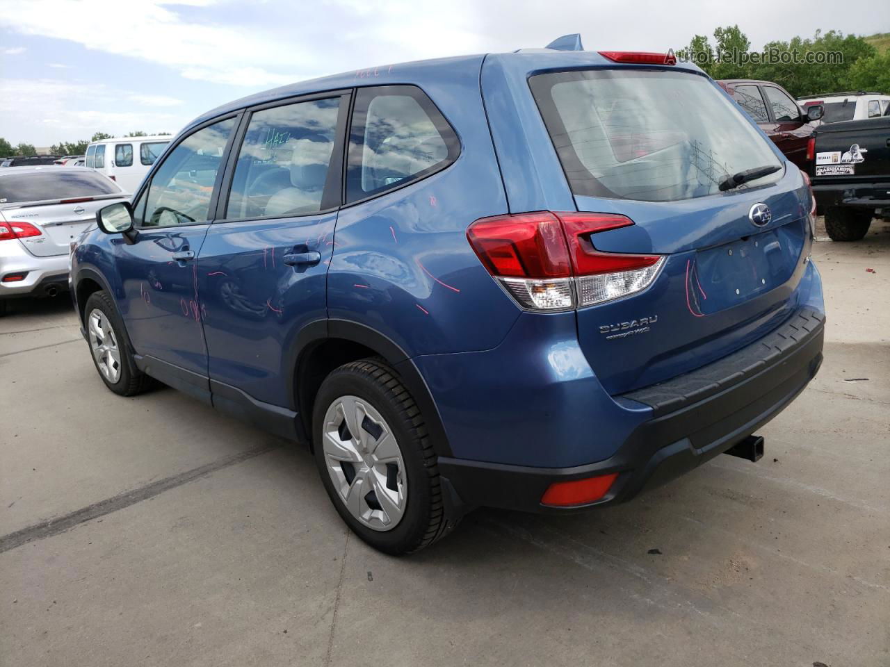 2019 Subaru Forester  Blue vin: JF2SKAAC8KH508336