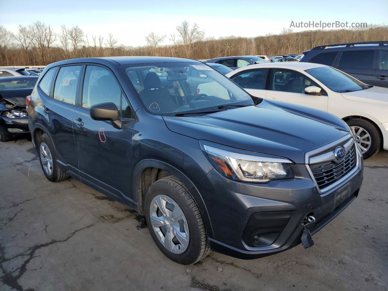 2020 Subaru Forester  Gray vin: JF2SKAAC9LH588490