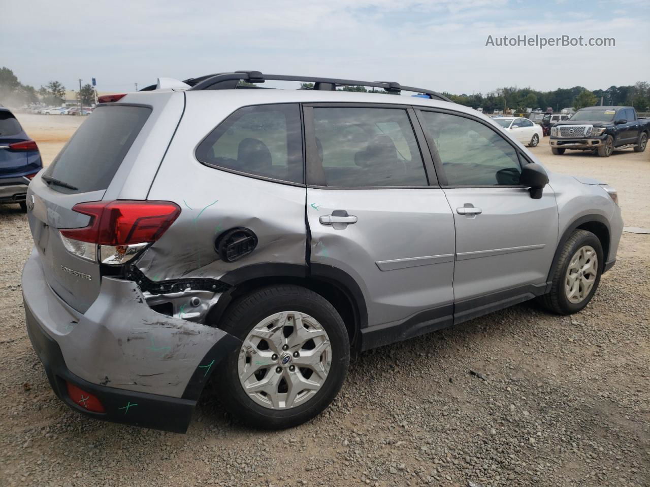 2019 Subaru Forester  Silver vin: JF2SKACC1KH564969