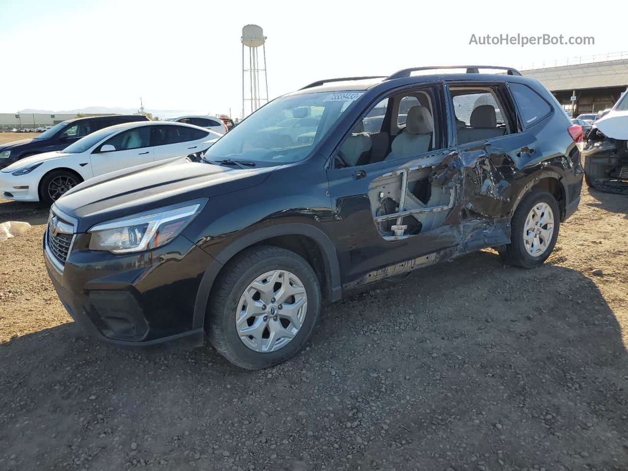 2019 Subaru Forester  Black vin: JF2SKACC2KH467182