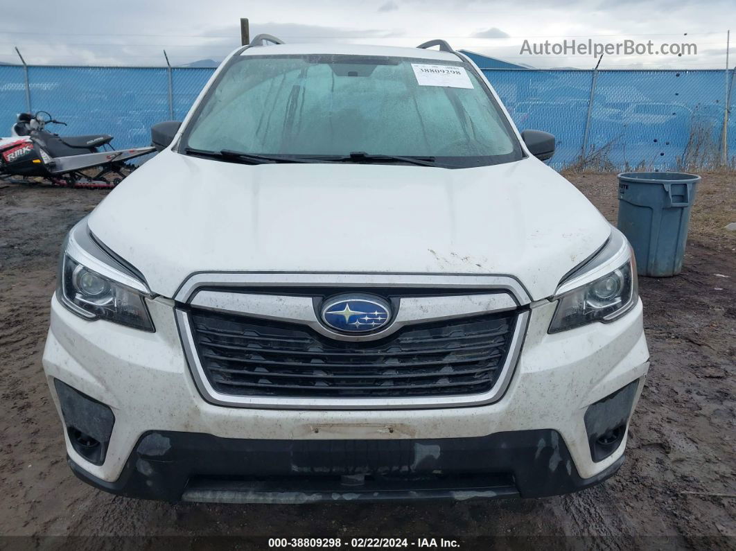 2019 Subaru Forester   White vin: JF2SKACC2KH491577