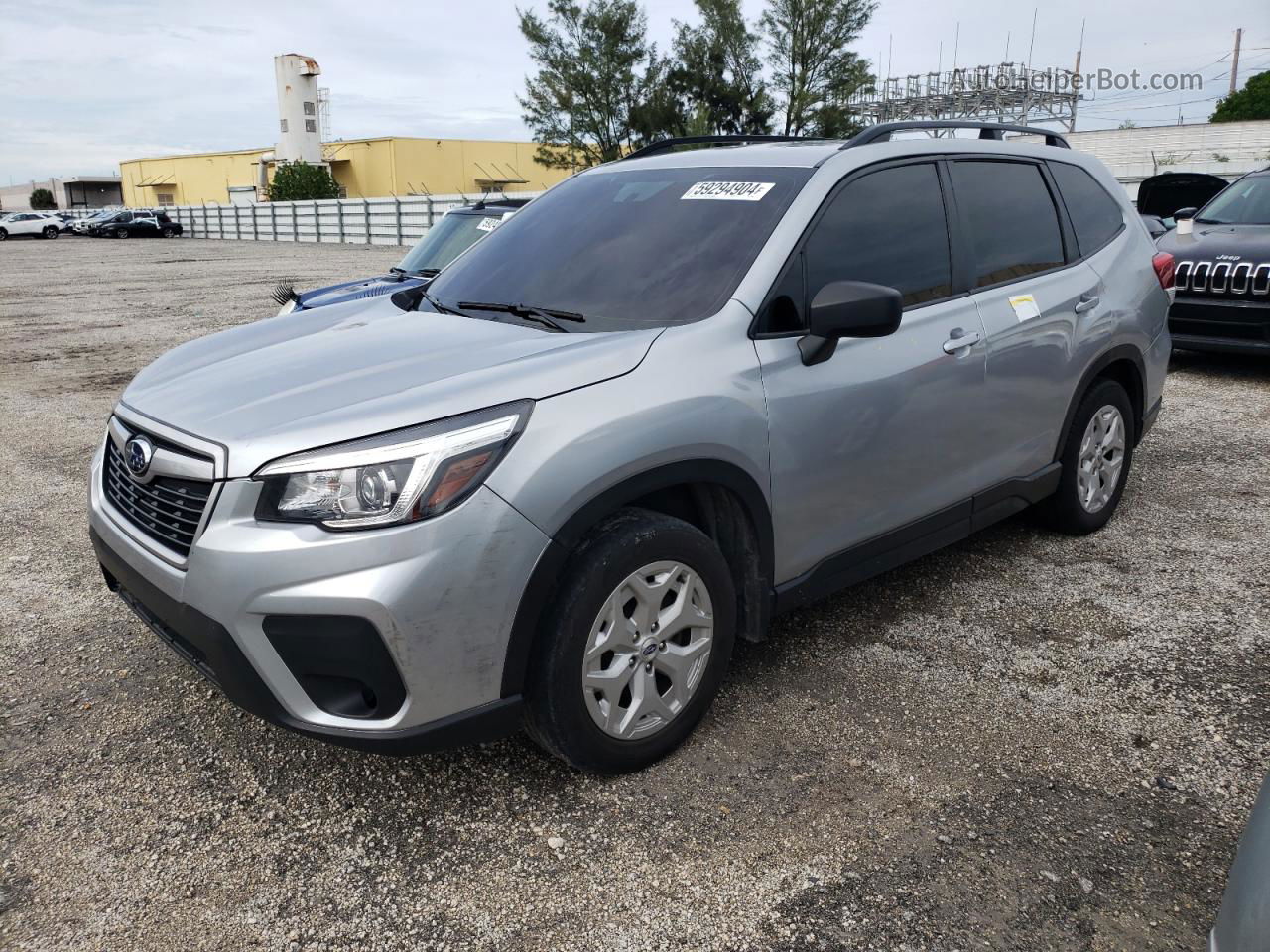 2019 Subaru Forester  Silver vin: JF2SKACC3KH418881