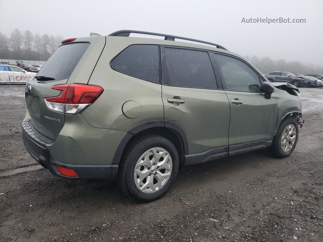 2019 Subaru Forester  Green vin: JF2SKACC4KH468561