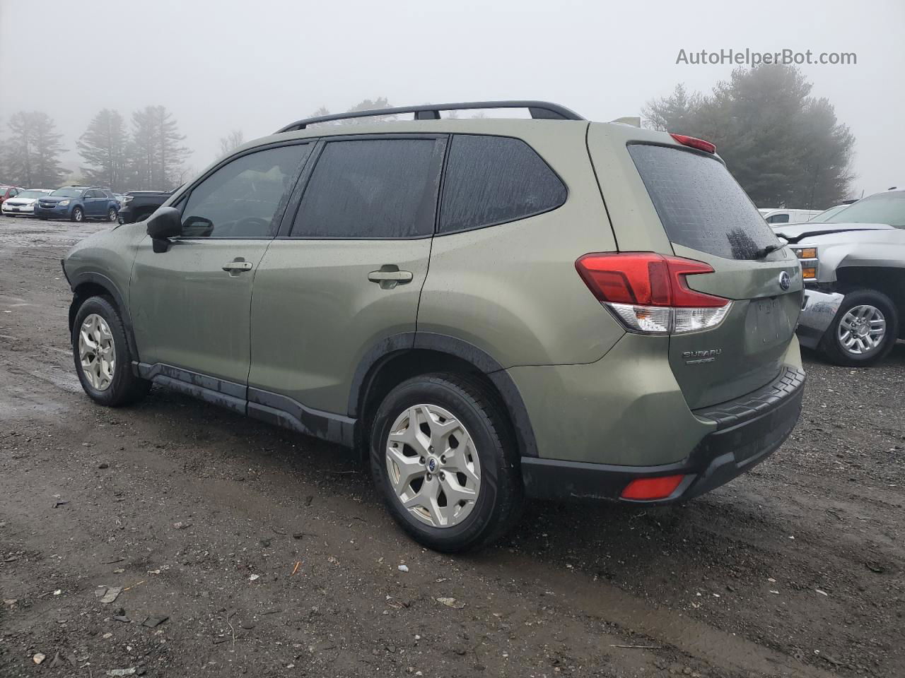 2019 Subaru Forester  Green vin: JF2SKACC4KH468561