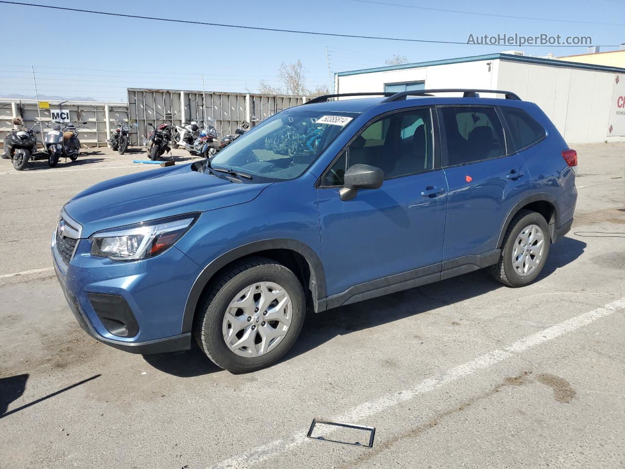 2019 Subaru Forester  Blue vin: JF2SKACC4KH471671