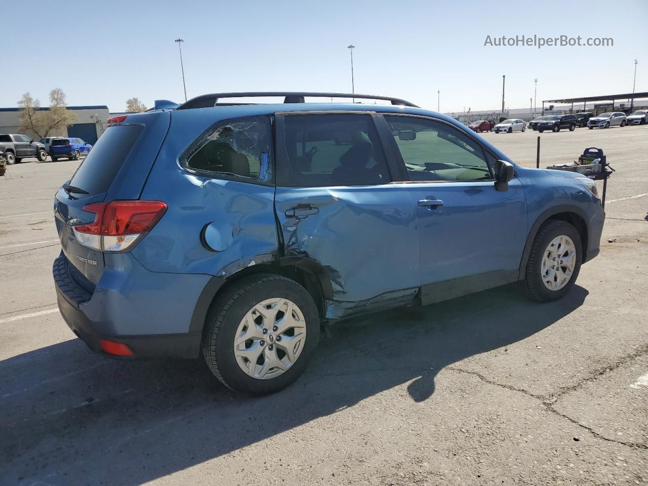 2019 Subaru Forester  Blue vin: JF2SKACC4KH471671