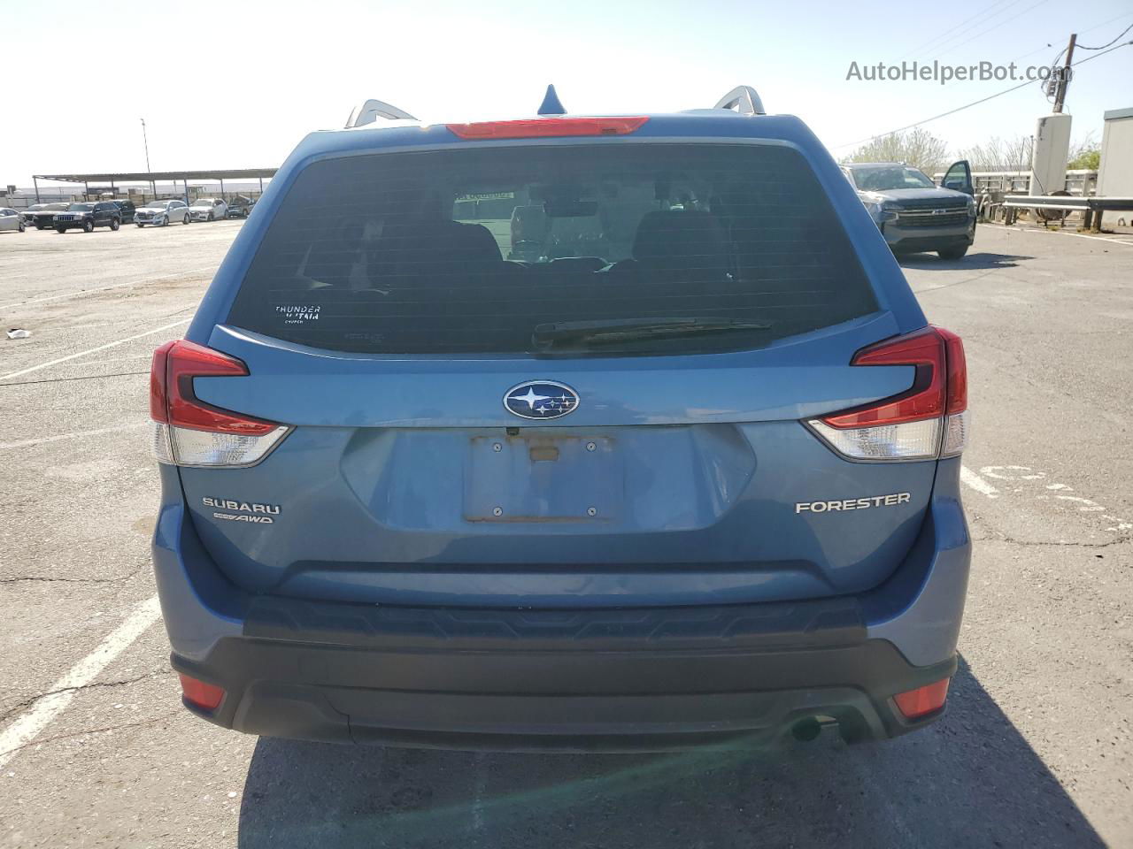 2019 Subaru Forester  Blue vin: JF2SKACC4KH471671