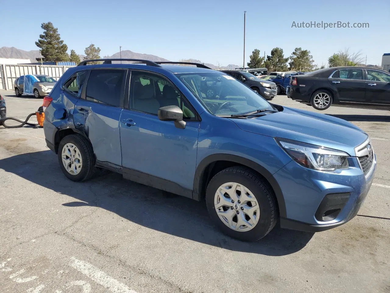 2019 Subaru Forester  Blue vin: JF2SKACC4KH471671