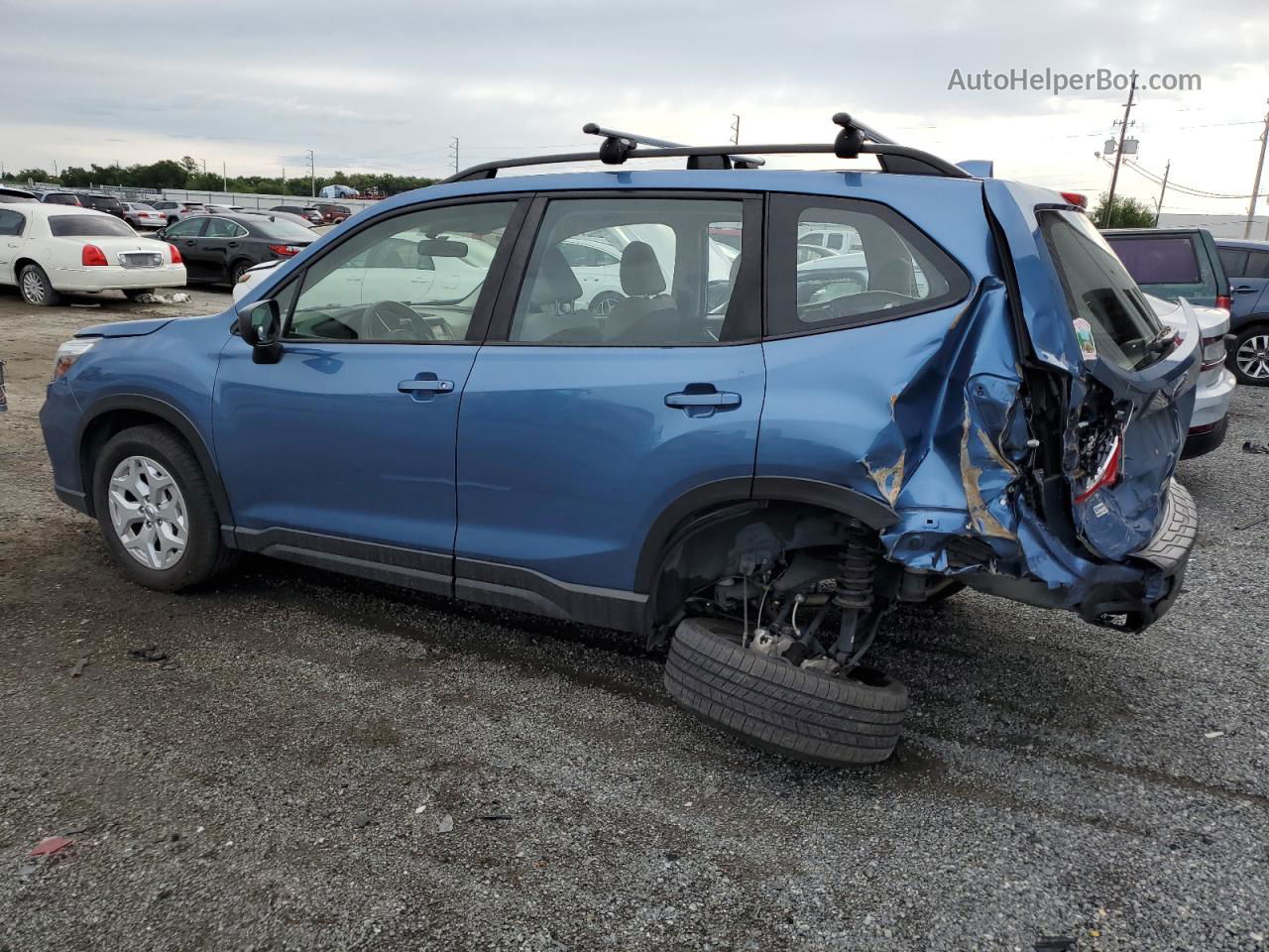 2019 Subaru Forester  Blue vin: JF2SKACC4KH553674