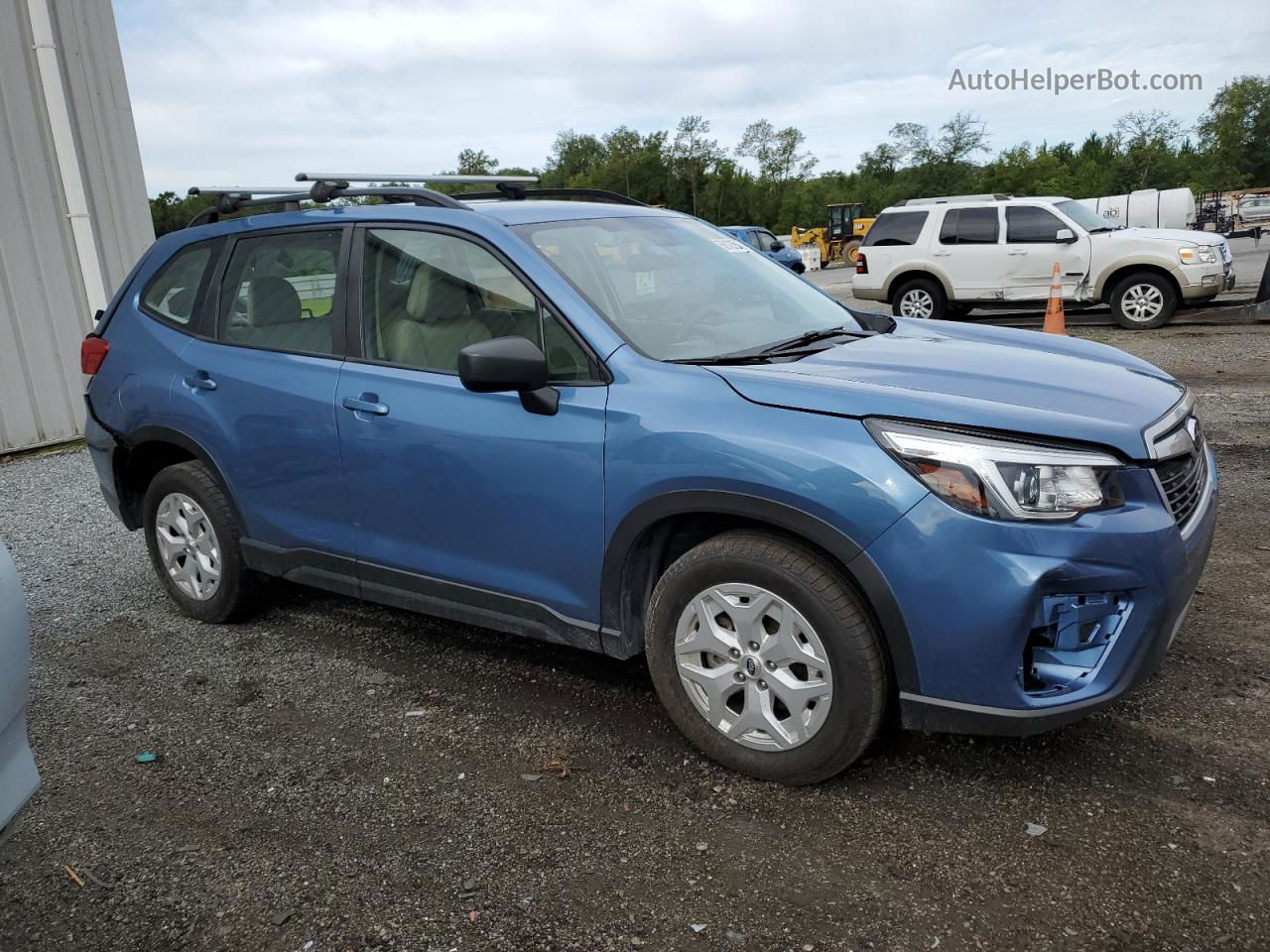 2019 Subaru Forester  Blue vin: JF2SKACC4KH553674