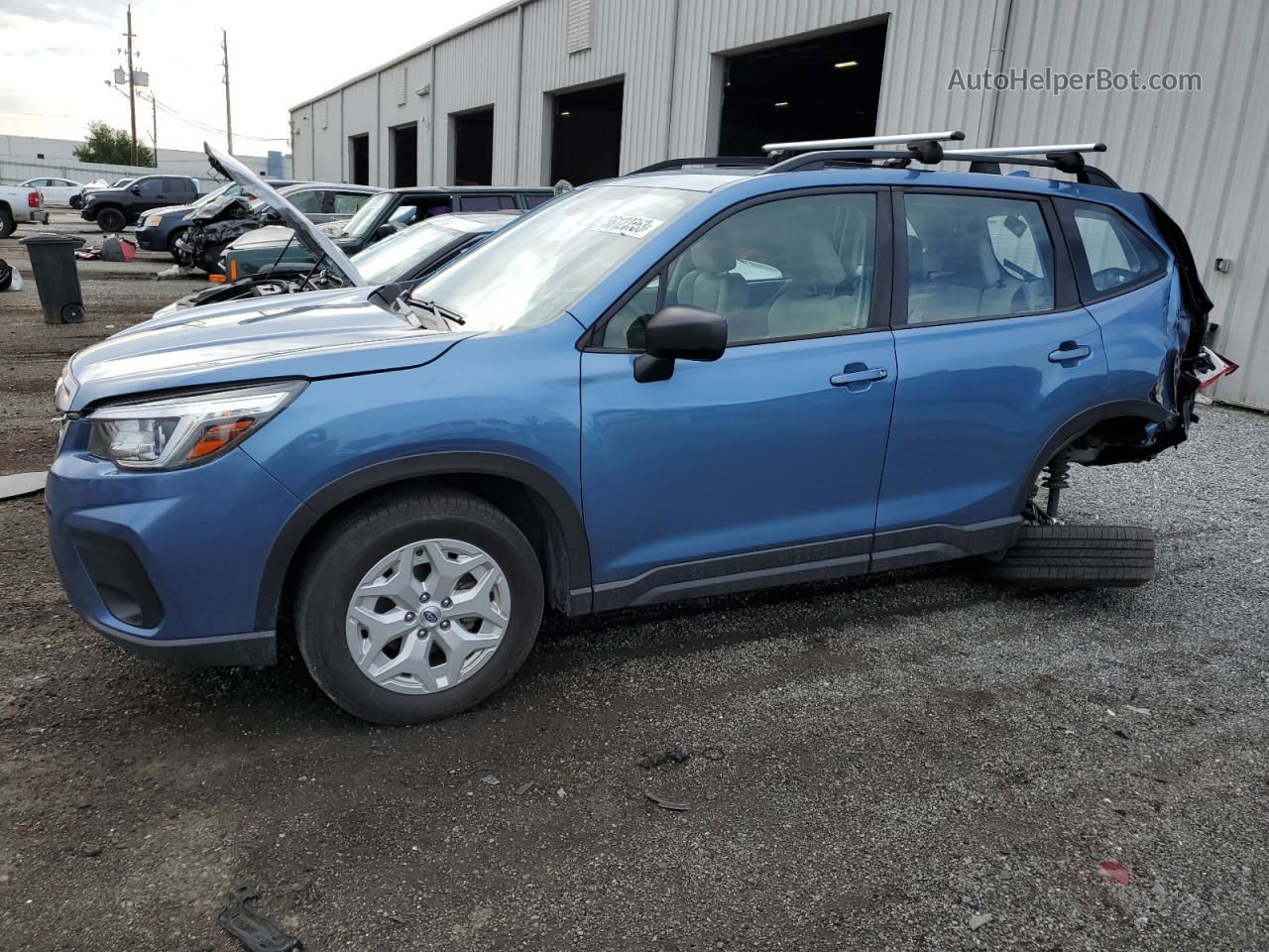 2019 Subaru Forester  Blue vin: JF2SKACC4KH553674