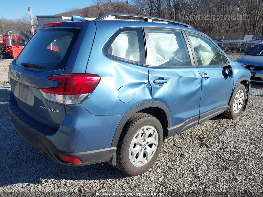 2019 Subaru Forester   Синий vin: JF2SKACC6KH448473