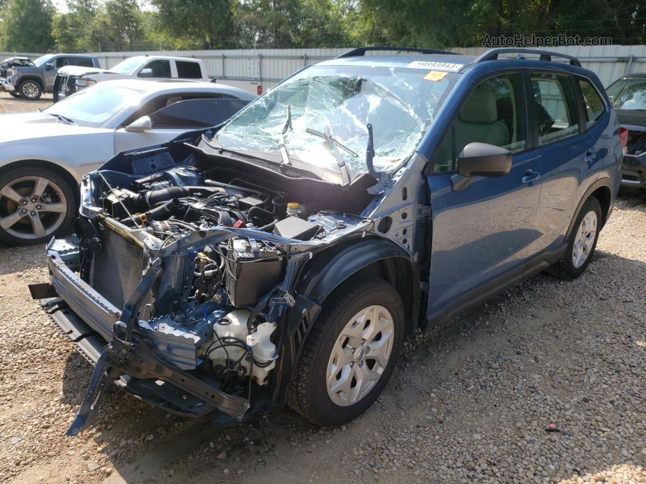 2019 Subaru Forester  Синий vin: JF2SKACC7KH402313