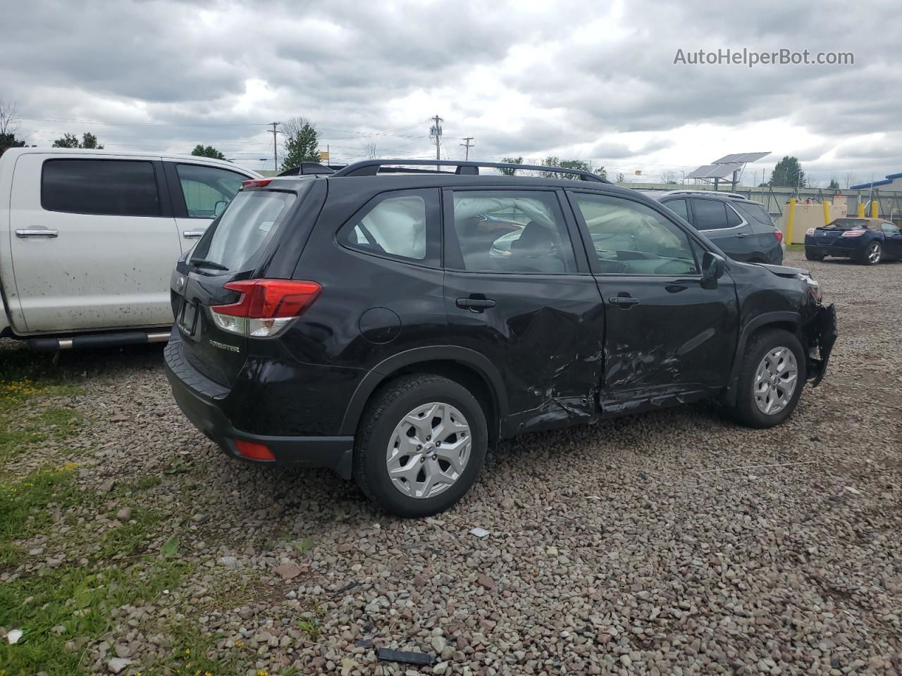 2019 Subaru Forester  Black vin: JF2SKACC7KH476606